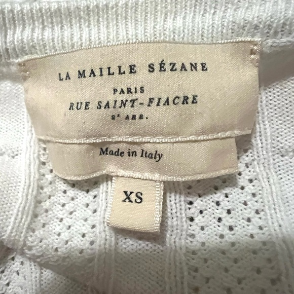 sézane philippe jumper || white - Picture 3 of 7